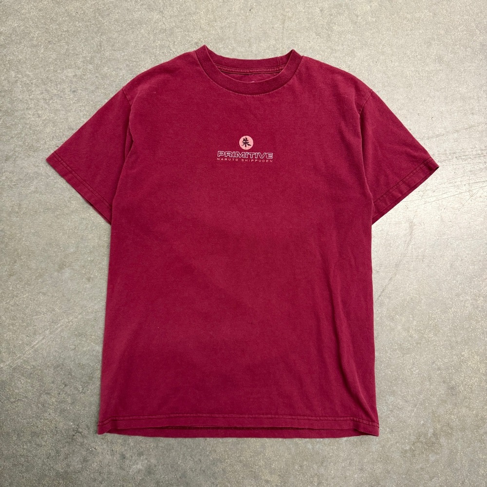 Primitive Naruto Shippuden Itachi Uchiha Graphic T-Shirt Mens Medium Burgundy